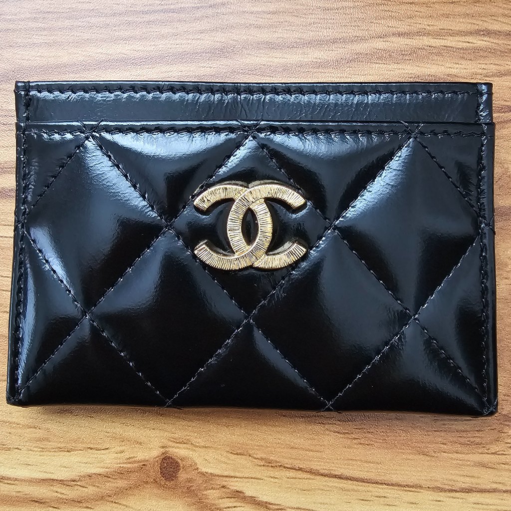 Chanel Calfskin Cardholder  Wallet
